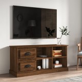 Cumpara ieftin Comodă TV, stejar maro, 102x35,5x47,5 cm, lemn prelucrat