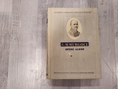 Opere alese de G.M.Murgoci foto
