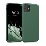 Husa Kwmobile pentru Apple iPhone 11, Silicon, Verde, 50791.80, Carcasa