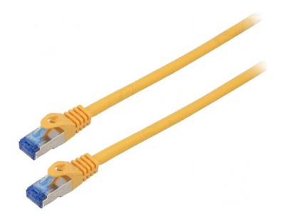 Cablul Patch S/FTP 6a CCA LSZH portocalie 1m 26AWG foto