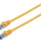Cablul Patch S/FTP 6a CCA LSZH portocalie 1m 26AWG