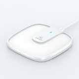 Incarcator Retea USAMS, Ultra-thin Magnetic Fast Wireless Charger With Cable, US-CD153, White