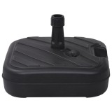 vidaXL Suport de umbrelă, negru, 24 L, umplere cu nisip/apă 47856