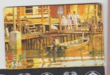 bnk card Brunei - GSM reincarcare - Easi (DSTcom) - Walking along the Wooden Bridge - Col:DST-20021224
