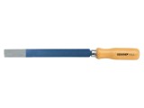 Răzuitor din oțel, lungime element de lucru 250 mm, v&acirc;rf plat