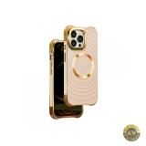 Husa MagSafe pentru Apple iPhone 11 OEM Circle Glam Roz