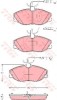 Set placute frana,frana disc CITROEN XSARA (N1) (1997 - 2005) TRW GDB1423