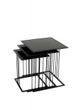 Set Masuta de Cafea Kup Nesting Table, Aur, 37x46x37 cm