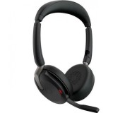 Casti cu microfon Jabra Evolve2 65 Flex USB-A UC, Bluetooth, Black + Incarcator Wireless