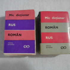 Mic dictionar ROMAN-RUS / Mic dictionar RUS-ROMAN - Victor VASCENCO