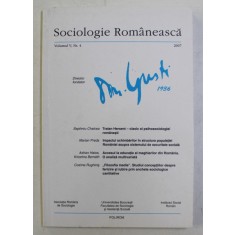 SOCIOLOGIE ROMANEASCA , REVISTA , VOLUMUL V , NR. 4 , 2007