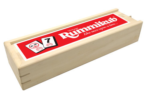 Joc societate Rummikub Vintage - in cutie de lemn 9674