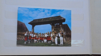 ROM - GRUP FOLCLORIC IN COSTUME NATIONALE DIN MARAMURES - NECIRCULATA. foto