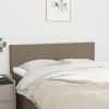 VidaXL Tăblii de pat, 2 buc., gri taupe, 72x5x78/88 cm, textil 345788