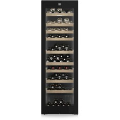 Vitrina pentru vinuri Liebherr WPgbi 5272 Vinidor Selection, 368 l, 106 sticle, Clasa F, 185.4 cm, BlackSteel