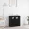 vidaXL Bufet Negru 80 x 35 x 75 cm Lemn compozit 862568