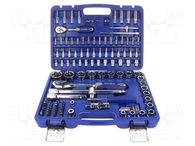 Set Chei 6-Puncte Tubulare 1/2, 1/4 - 115 Bucăți IRIMO