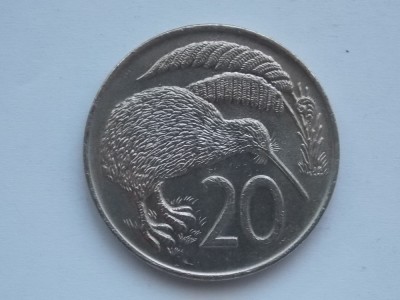 20 CENTS 1973 NOUA ZEELANDA foto