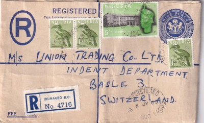 FILATELIE TEMATICA - PLIC NIGERIA TEMATICA PASARI foto