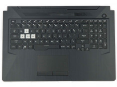 Carcasa superioara cu tastatura palmrest Laptop Gaming, Asus, Tuf F17 FX706HE FX706HE-2A, FA706QE-2A, 33NJFTAJN00, 3BNJFKSJN30, 90NR0713-R31US0, 90NR0 foto