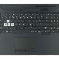 Carcasa superioara cu tastatura palmrest Laptop Gaming, Asus, Tuf F17 FX706LI, FA706II-1A, 3YBKYKSJN00, 90NR03P1-R31UI0, iluminata RGB, layout US