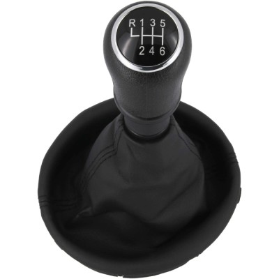 Nuca si manson schimbator manual 6 trepte negru pentru VW T5 din 2003-2015 foto