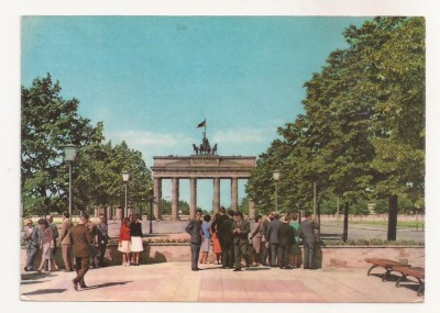 FA66-Carte Postala- GERMANIA - Berlin, Brandenburg Gate, circulata 1967 foto