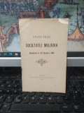 Statutele Societatei Moldova, constituită la 18 februarie 1906, Galați 1906, 054
