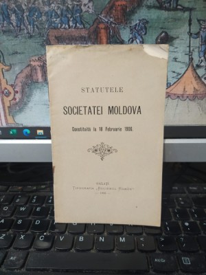 Statutele Societatei Moldova, constituită la 18 februarie 1906, Galați 1906, 054 foto