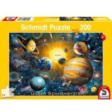 Puzzle 200 piese, Sistemul nostru solar, Schimdt