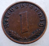 2.785 GERMANIA 1 REICHSPFENNIG 1938 A, Europa, Bronz