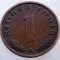2.785 GERMANIA 1 REICHSPFENNIG 1938 A