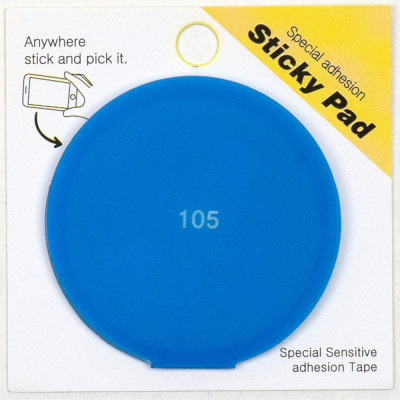 Aproape nou: Accesoriu Sticky Pad Blue pentru dispozitive mobile foto