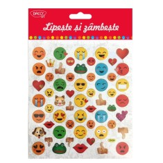 Smiley Face Lipește și z&acirc;mbește - Abtibild Daco
