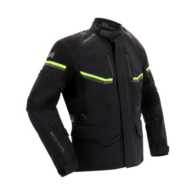 Geaca Moto Richa Atlantic 2 Gore-Tex Jacket, Negru/Galben, Small foto