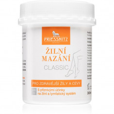 Priessnitz Classic crema pentru masaj cu efecte benefice asupra sistemelor venos și limfatic 300 ml