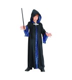 Costum carnaval de vrajitor petru copii, roba cu gluga marime 120 /130 (6-8 Ani)