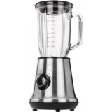 Blender MPM MBL-15M, 1.5 l, 450W, lama din otel inoxidabil, 2 trepte de viteza, functie PULS, 2 sticle 600 ml, negru