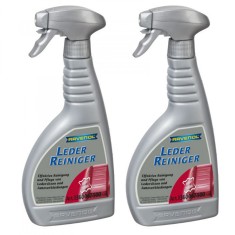 Pachet 2 x Solutie Ravenol Leder-Reiniger pentru tapiterie auto din piele 500 ml