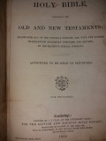 HOLY BIBLE - BIBLIA - NOUL SI VECHIUL TESTAMENT {1859}