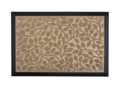 Covoras decorativ pentru intrare, 60x40 cm, bej foto