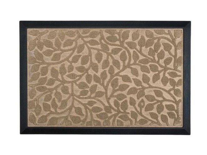 Covoras decorativ pentru intrare, 60x40 cm, bej