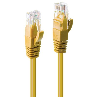 Cablu Lindy 1m Cat.6 U/UTP, Yellow foto