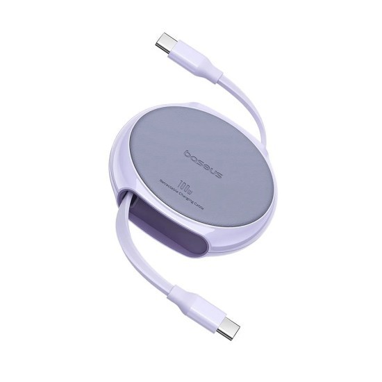 Cablu Type-C la Type-C, 100W, 1m - Baseus Pathfinder (P10368400511-00) - Nebula Purple