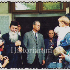 HST P2/602 Poză Regele Mihai și Regina Ana vizita în România din anul 1992