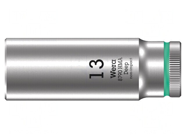 Tubulară HEX 13mm 3/8 64mm Oțel Crom-Vanadium