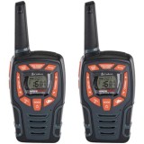 Set 2 statii walkie-talkie Cobra AM855 , raza pana la 10 km , 16 canale si 121 coduri private , design robust , rezistent la apa (IPX2) , lanterna LED