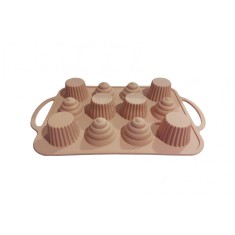 Tava din silicon, 12 cavitati, 37 cm, CooKstyle, 131COF