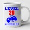 Cana alba personalizata Level 20 unlocked, INOVATIX&reg;. 330ml