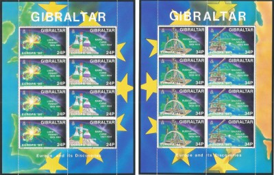 |Gibraltar, minicoli, Europa CEPT, 1994, MNH foto